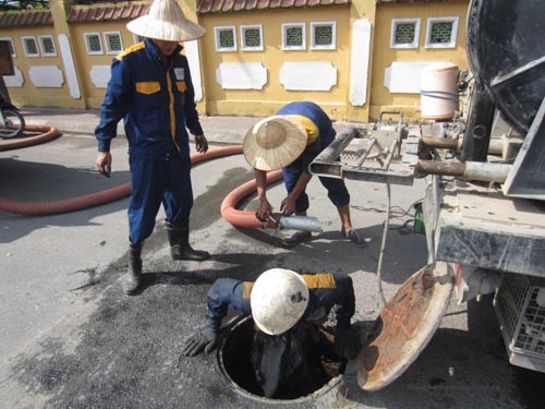 Dịch vụ chuyên thông cống tại quận Hoàn Kiếm