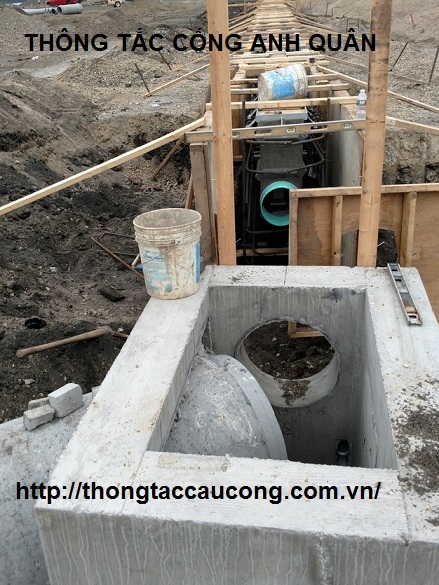 Nguyên tắc kết nối cống thoát nước gia đình với cống thoát nước công cộng