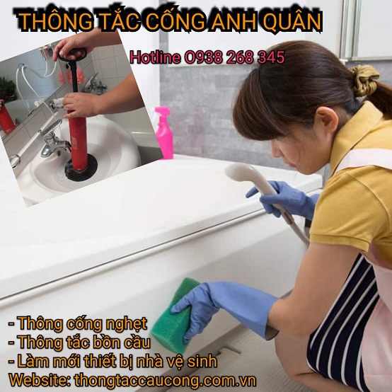 Dịch vụ thông tắc cống phường Quan Hoa