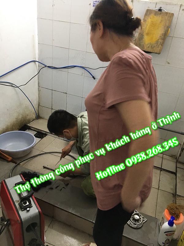 Dịch vụ thông tắc vệ sinh tại phường Thịnh Quang